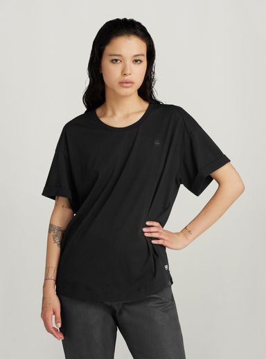 Rolled Up Sleeve Boyfriend Top